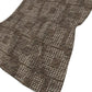 50" X 70" Brown And Ivory Geometric Polyester Woven Plush Throw Blanket