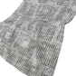 50" X 70" Gray And Silver Geometric Polyester Woven Plush Throw Blanket