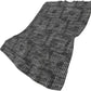 50" X 70" Black And Silver Geometric Polyester Woven Plush Throw Blanket