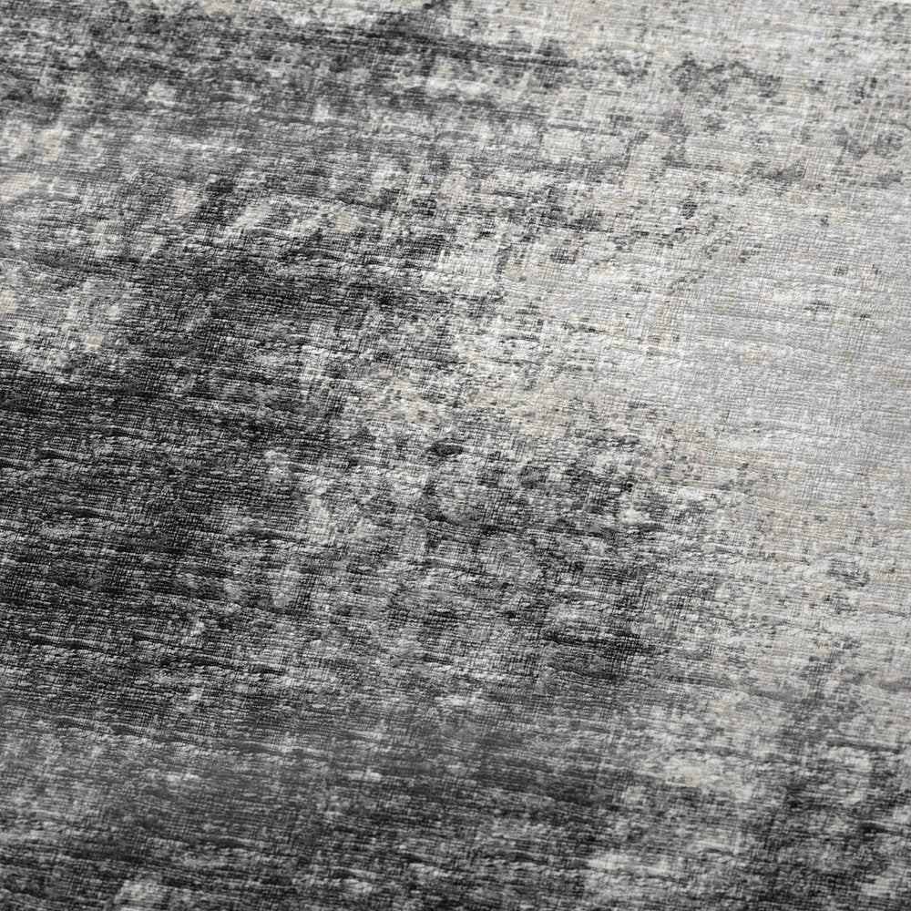 50" X 70" Black And Beige Abstract Polyester Woven Plush Throw Blanket