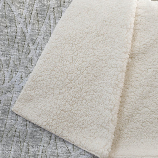 50" X 70" Beige And Gray Abstract Polyester Woven Plush Throw Blanket