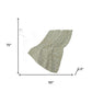 50" X 70" Sage And Beige Abstract Polyester Woven Plush Throw Blanket