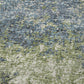 50" X 70" Green And Blue Abstract Polyester Woven Plush Throw Blanket