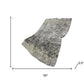50" X 70" Gray And Black Abstract Polyester Woven Plush Throw Blanket