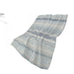 50" X 70" Blue And Beige Abstract Polyester Woven Plush Throw Blanket
