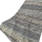 50" X 70" Gray And Charcoal Abstract Polyester Woven Plush Throw Blanket