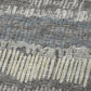 50" X 70" Gray And Charcoal Abstract Polyester Woven Plush Throw Blanket