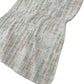 50" X 70" Ivory And Blue Abstract Polyester Woven Plush Throw Blanket