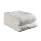 Set of Two White Cotton 30" X 54" Quick Dry Terry Cloth Bath Towels