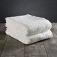 Set of Two Ivory Cotton 30" X 54" Quick Dry Terry Cloth Bath Towels