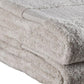Set of Two Beige Cotton 30" X 54" Quick Dry Terry Cloth Bath Towels