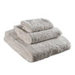 Set of Three Beige Cotton Quick Dry Terry Cloth Towels