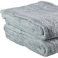 Set of Two Sea Green Cotton 13" X 13" Quick Dry Terry Cloth Washcloths