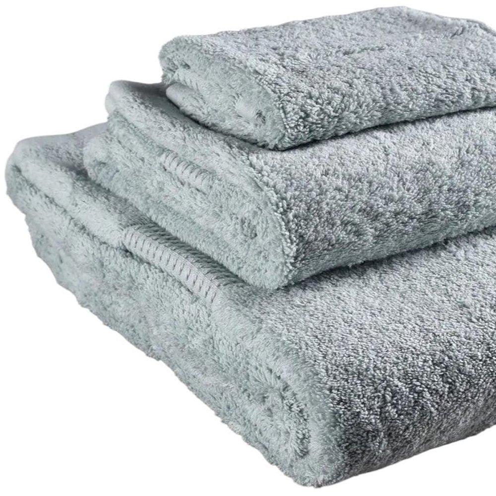 Set of Three Sea Green Cotton Quick Dry Terry Cloth Towels