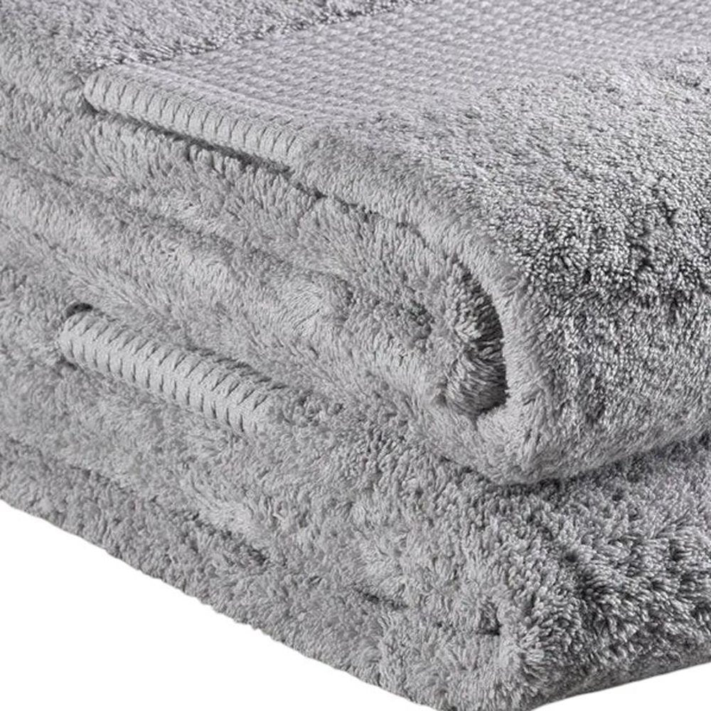 Light Gray Cotton 36" X 72" Quick Dry Terry Cloth Bath Sheet