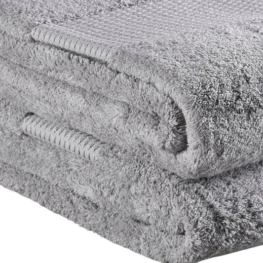 Light Gray Cotton 36" X 72" Quick Dry Terry Cloth Bath Sheet