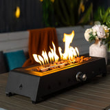 40000 BTU 28" Black Steel Propane Rectangular Fire Pit
