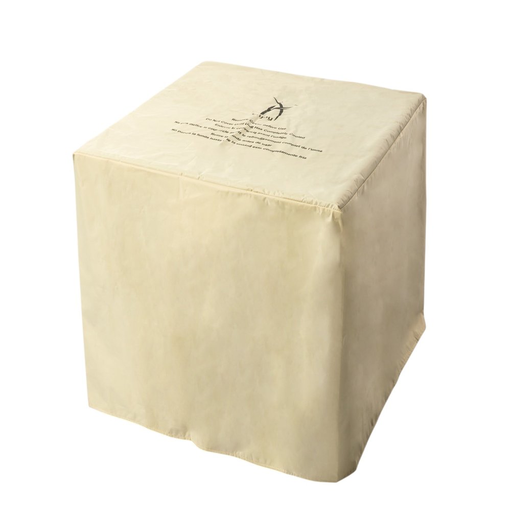 50000 BTU 24" Espresso Wicker Propane Rectangular Fire Pit Table