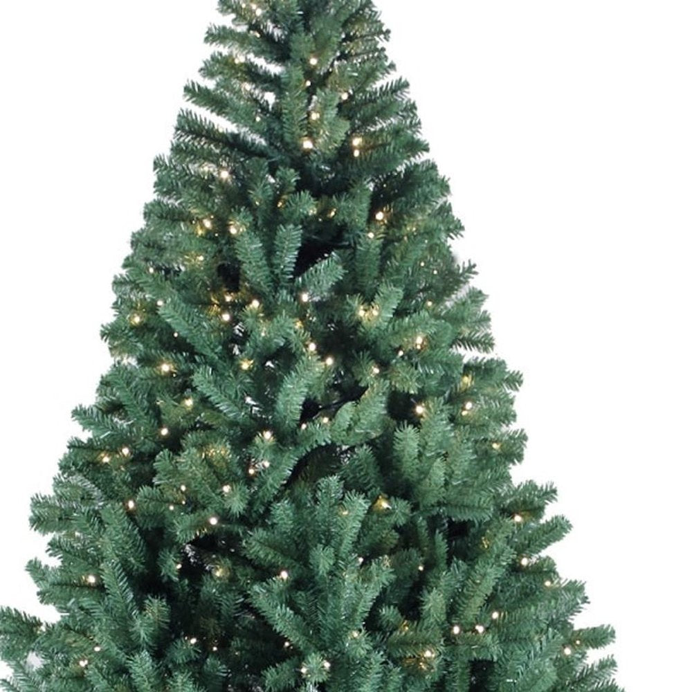 9' Pre Lit Full Spruce Christmas Tree