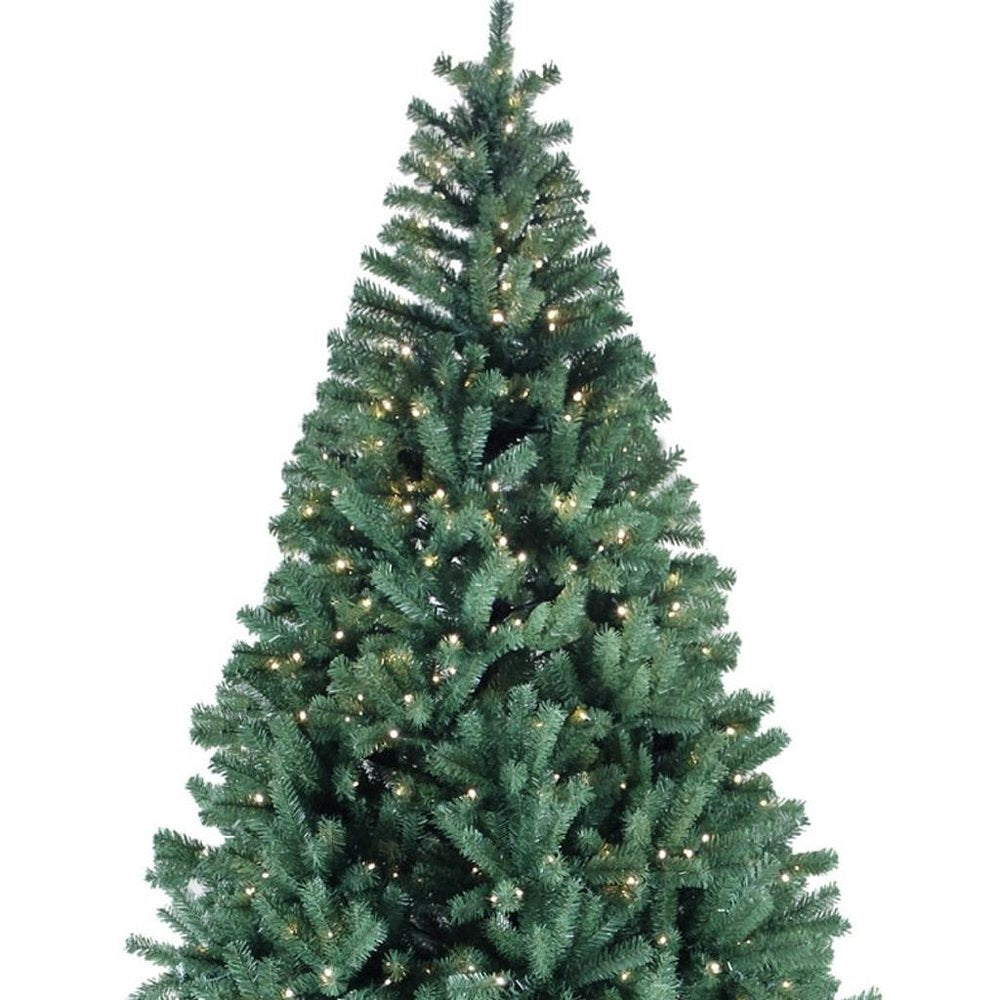 9' Pre Lit Full Spruce Christmas Tree
