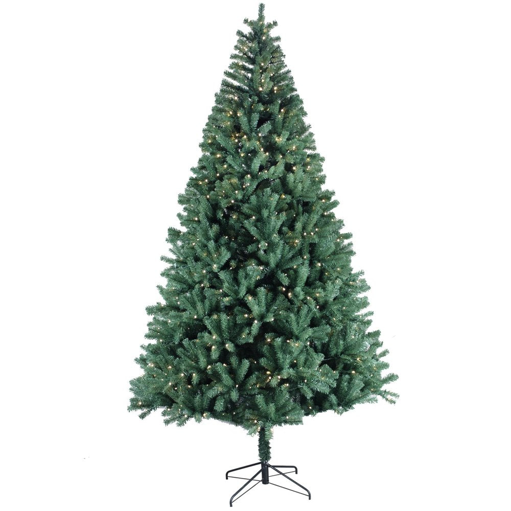 9' Pre Lit Full Spruce Christmas Tree