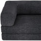 82" Gray Chenille Convertible Futon Sleeper Sofa
