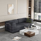 82" Gray Chenille Convertible Futon Sleeper Sofa