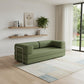 82" Green Corduroy Convertible Futon Sleeper Sofa