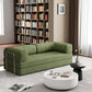 82" Green Corduroy Convertible Futon Sleeper Sofa