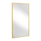 Gold Aluminum Wall Mount Or Leaning Framed Full Length Mirror