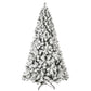 5' Pre Lit Full Flocked Spruce Christmas Tree