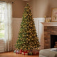 7' Pre Lit Full Spruce Christmas Tree