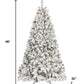 4' Pre Lit Full Flocked Spruce Christmas Tree