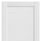 80" White Wood Slab Door
