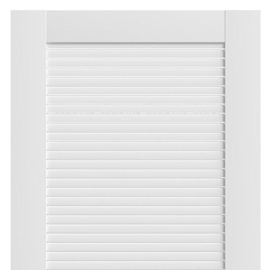 80" X 30" White Wood Slab Door