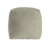 18" Sage Boucle Pouf Ottoman