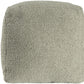 18" Sage Boucle Pouf Ottoman