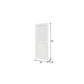 80" X 28" White Wood And Glass Slab Door