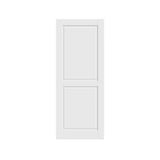 80" White Wood Slab Door