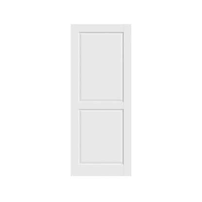 80" White Wood Slab Door