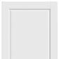 80" X 30" White Wood Slab Door