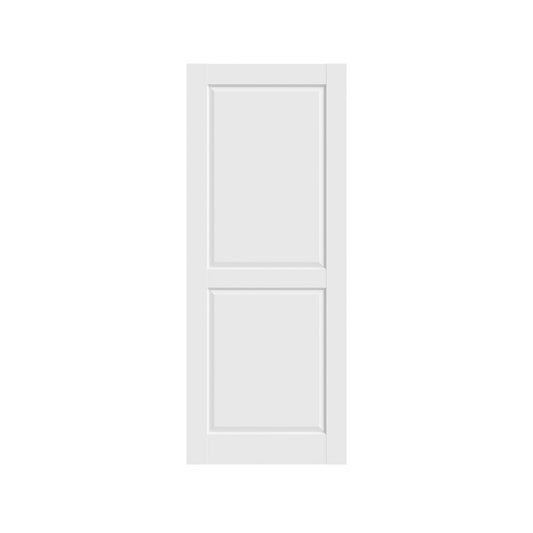 80" X 32" White Wood Slab Door