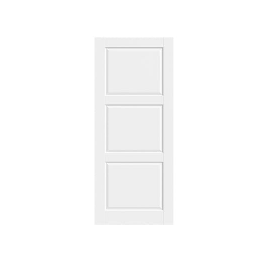 80" X 24" White Wood Slab Door