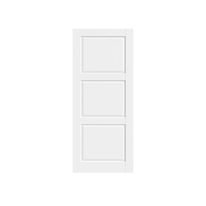 80" X 32" White Wood Slab Door
