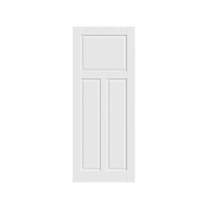 80" White Wood Slab Door