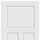 80" X 28" White Wood Slab Door
