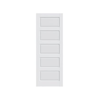 80" White Wood Slab Door