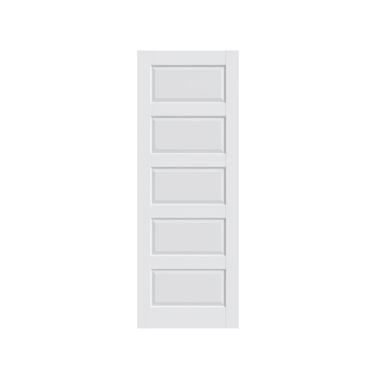 80" X 30" White Wood Slab Door