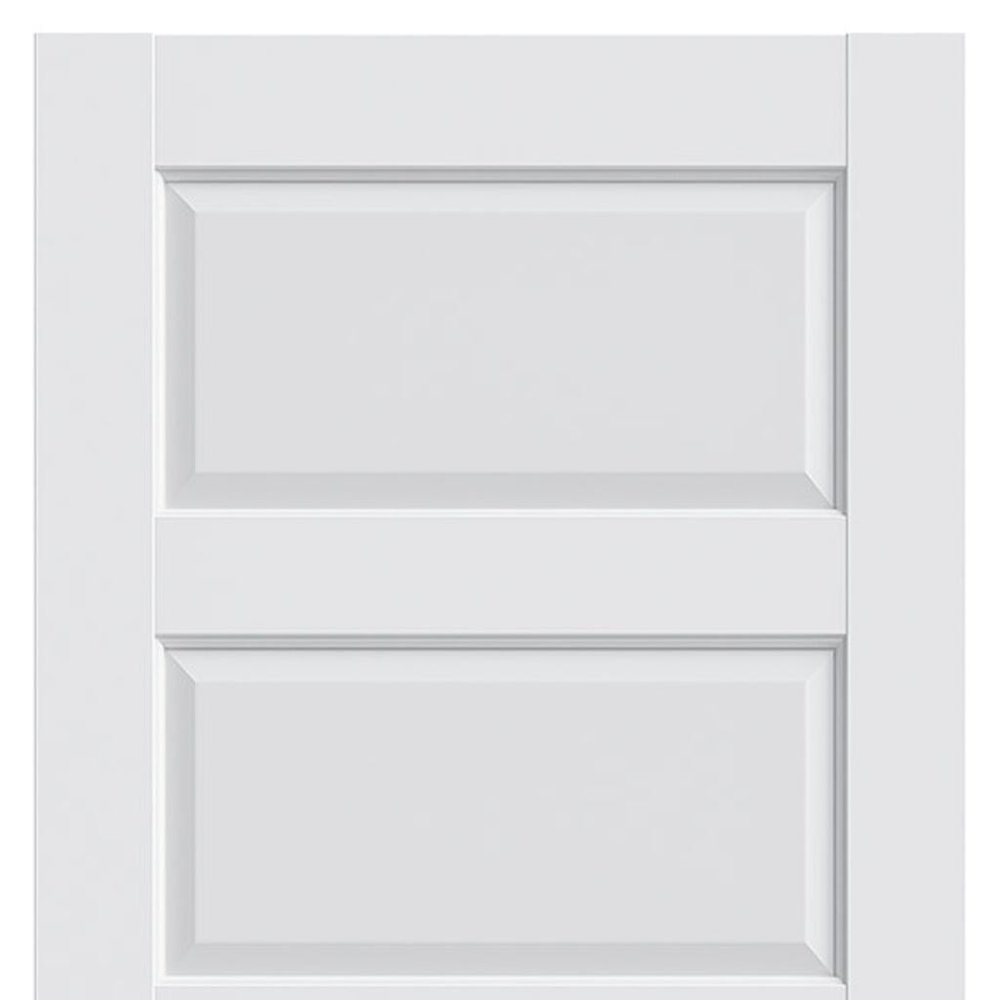 80" X 36" White Wood Slab Door