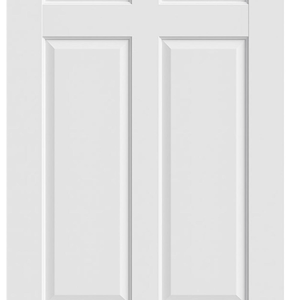 80" X 24" White Wood Slab Door